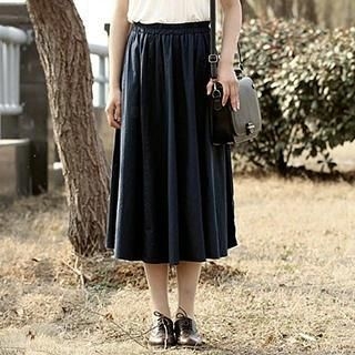Fashion Street Elastic-waist Long Skirt
