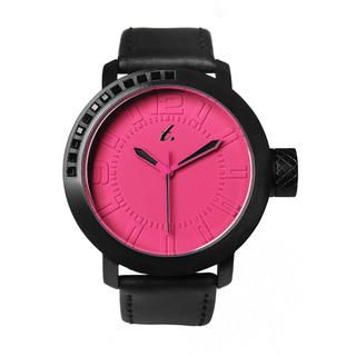 Stainless steel Water Resistant Strap Watch Pink, Black - One Size