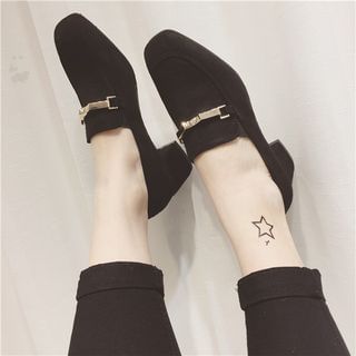 kokoin Square Toe Loafer Pumps