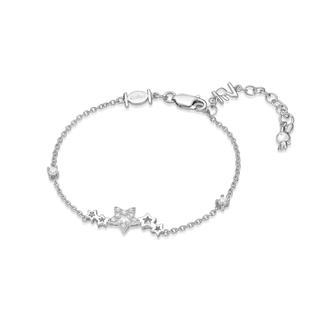 Kenny & co. 925 Silver Rabbit C. Star Bracelet with Crystal Silver - One Size