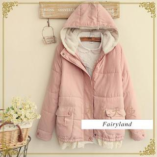Fairyland Lace-Trim Hooded Jacket