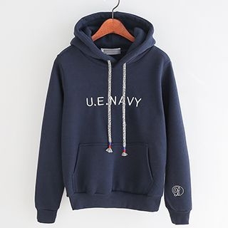 Sunny Day Letter Embroidered Hoodie