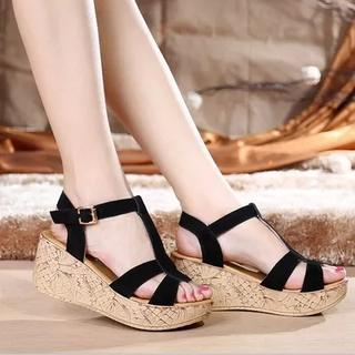 Hannah T-Strap Platform Sandals