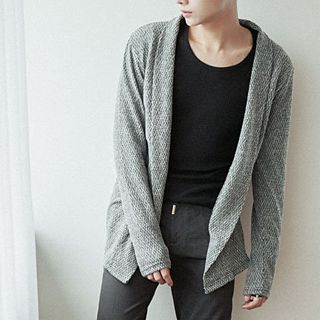 TOMONARI Shawl Collar Cardigan