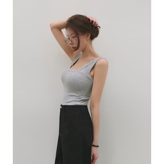 Ribbed Fitted Tank Top