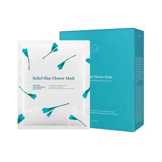 HYGGEE - Relief Blue Flower Mask Set 35ml x 10 pcs