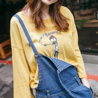 Tokyo Fashion Long-Sleeve Print T-Shirt