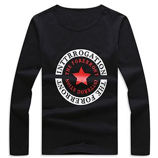 Evzen Star Print Long-Sleeve T-Shirt