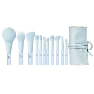 BLJ - Mini Make Up Brush Pouch Set - Blue #Legend of Ocean - 11pcs