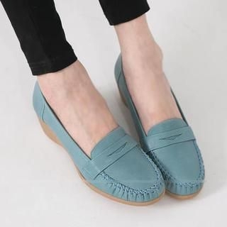 FM Shoes Genuine Leather Wedges