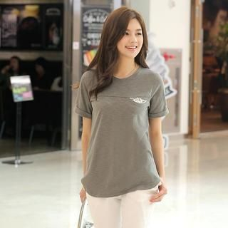 CLICK Pocket-Accent T-Shirt