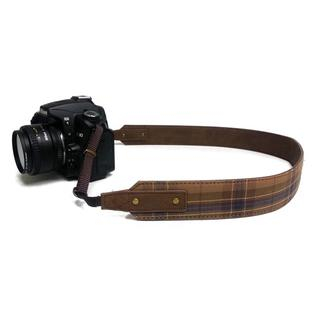 ideer Scottie Hunting Whisky Camera Strap Brown - One Size