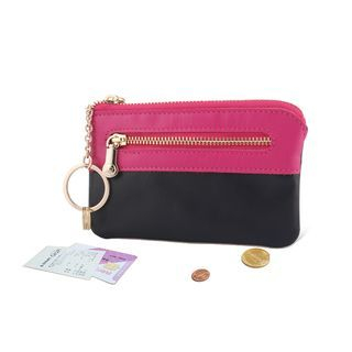 MILESI Color-Block Coin Purse