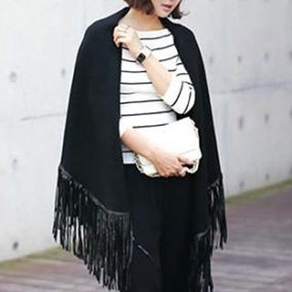 Champi Fringed Cape