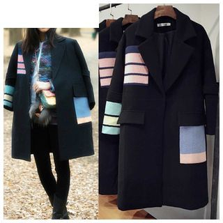 trendedge Color-Block Coat