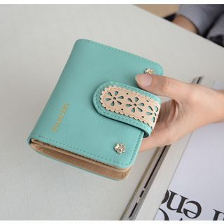 Bags 'n Sacks Laser Cut Flower Stud Wallet