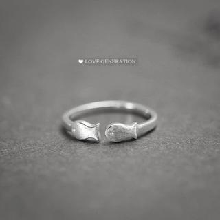 Love Generation Fish Ring As Figure - One Size