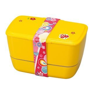 Hakoya Hakoya Cool Bento 2 Layers Lunch Box Yellow