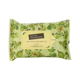 The Face Shop Herb Day Cleansing Tissue Handy Pack 20sheets