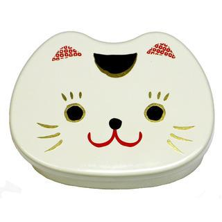 Hakoya Hakoya Face Lunch Box White Cat