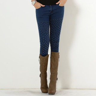 YesStyle Z Studded Skinny Jeans