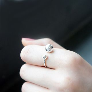 Love Generation Small Bean Open Ring As Figure - One Size