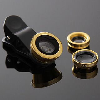 Casei Colour 3-in-1 Mobile Lens Kit: Wide Angle + Macro + Fish Eye