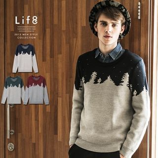 Life 8 Printed Knit Top