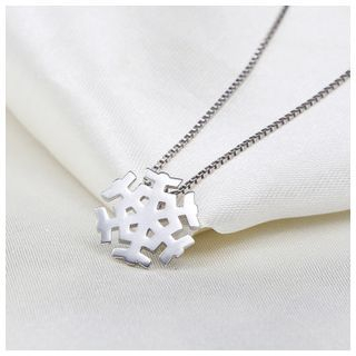 Zundiao Sterling Silver Snowflake Pendant