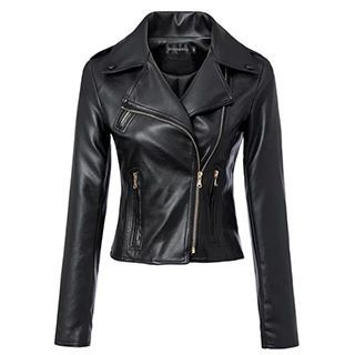 Chicsense Faux-Leather Jacket