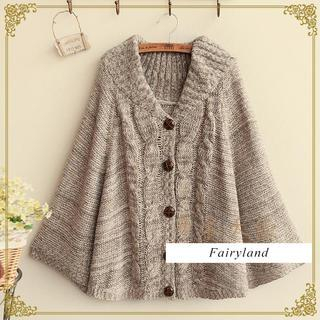 Fairyland Cable-Knit Cape