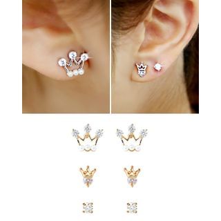 Miss21 Korea Set of 3: Earrings