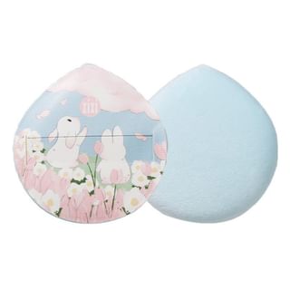 Xixi - Rabbit Bubble Makeup Puff - 2 Types #02 Blue - 1Pcs