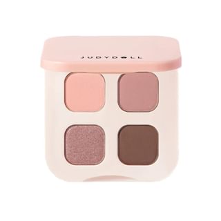 Judydoll - Silky 4-Color Eyeshadow Palette - 4 Types