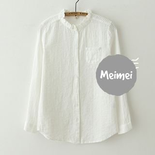 Meimei Frilled Neck Blouse