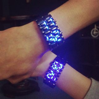Tacka Watches Matching Couple LED Digital Watch
