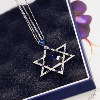 Love Generation Crystal Star Long Necklace