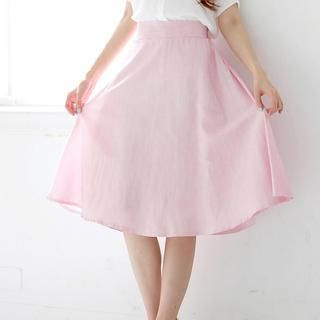 Tokyo Fashion Pinstriped Midi Skirt