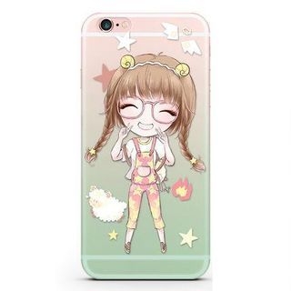 Kindtoy Cartoon Girl Case for iPhone 6 / 6s / 6 Plus / 6s Plus