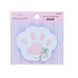 mofusand Diecut Sticky Notes (Paw) 69 x 69mm / 30 Sheets