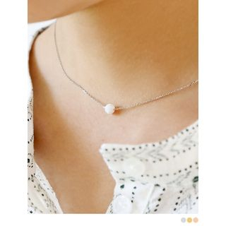 PINKROCKET Faux Opal Necklace