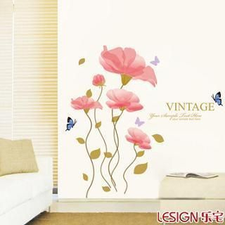 LESIGN Flower Print Wall Sticker