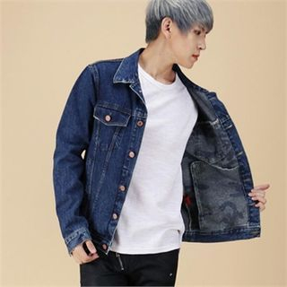 THE COVER Washed Denim Jacket