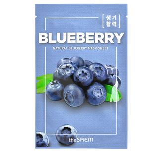 The Saem - Natural Mask Sheet - 25 Types #12 Blueberry