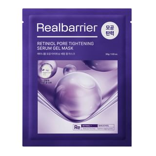 Realbarrier - Retiniol Pore Tightening Serum Gel Mask 30G X 1 Sheet