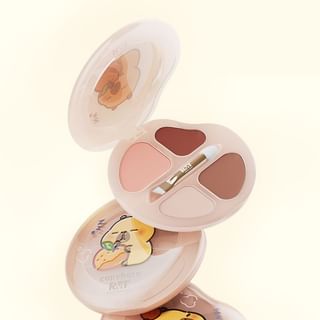 Romantic Beauty - 4-Color Eyeshadow Palette Capybara Edition - 4 Types #02 Milk Peach - 2.5G