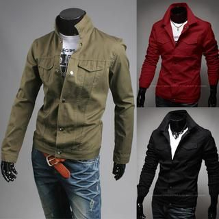 Bay Go Mall Button Jacket