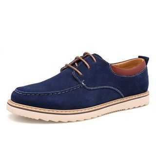 Taine Genuine Suede Lace Up Casual Shoes