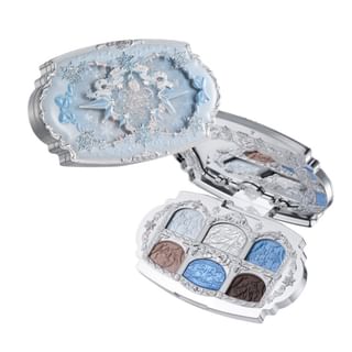 Flower Knows - Snow Ballet Six-Color Satin Makeup Palette - 3 Types 03 Crystal Ball - 6.5g