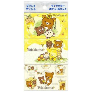 DAIREI - San-X Rilakkuma Sweets Pocket Tissue 6 pcs